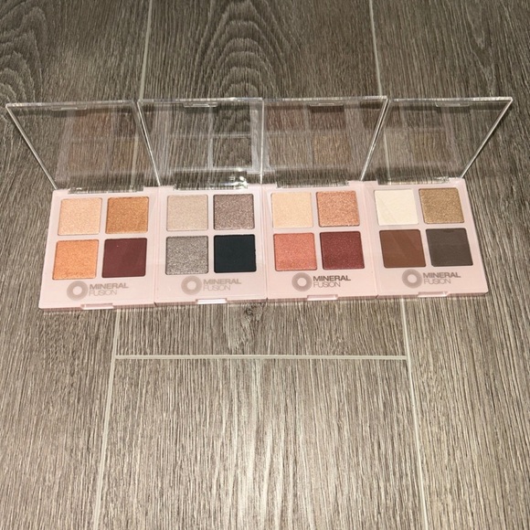 NEW LOT OF 4X Mineral Fusion Neutral and Warm Eyeshadow Collection - Picture 1 of 6
